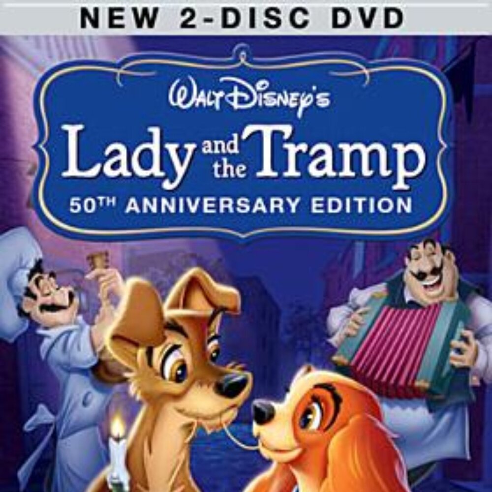 Lady And The Tramp 50th Anniversary Platinum Edition DVD Walt Disney 2006 2 Disc